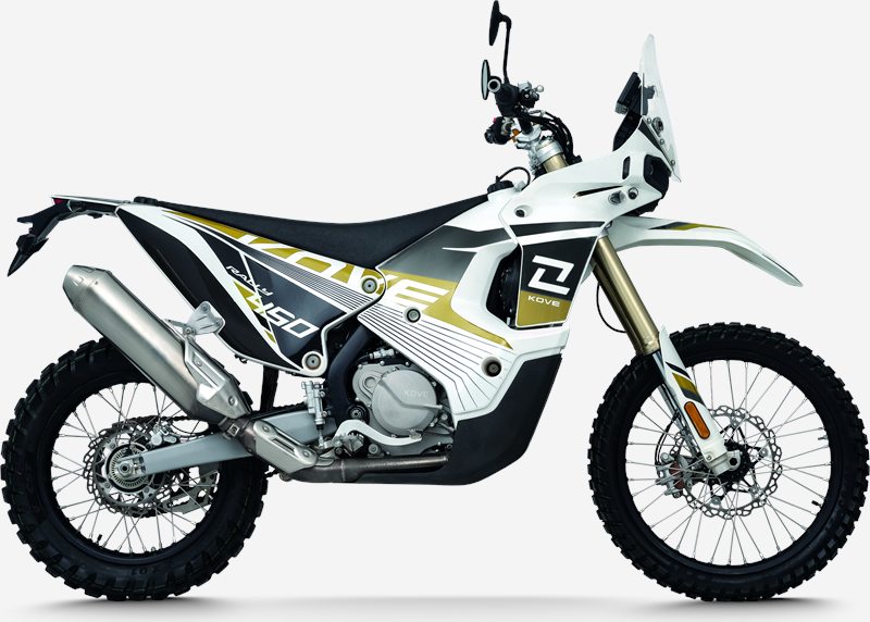 KOVE 450 RALLY 2025, moto rally de 449 cc