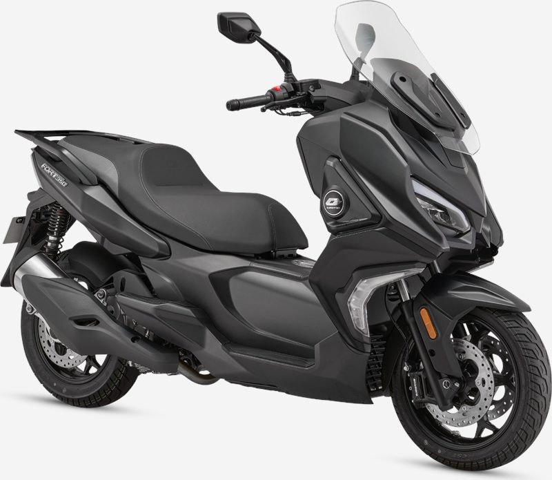 QJMOTOR FORT 350 MAXI SCOOTER 2026, moto maxi scooter de 350 cc